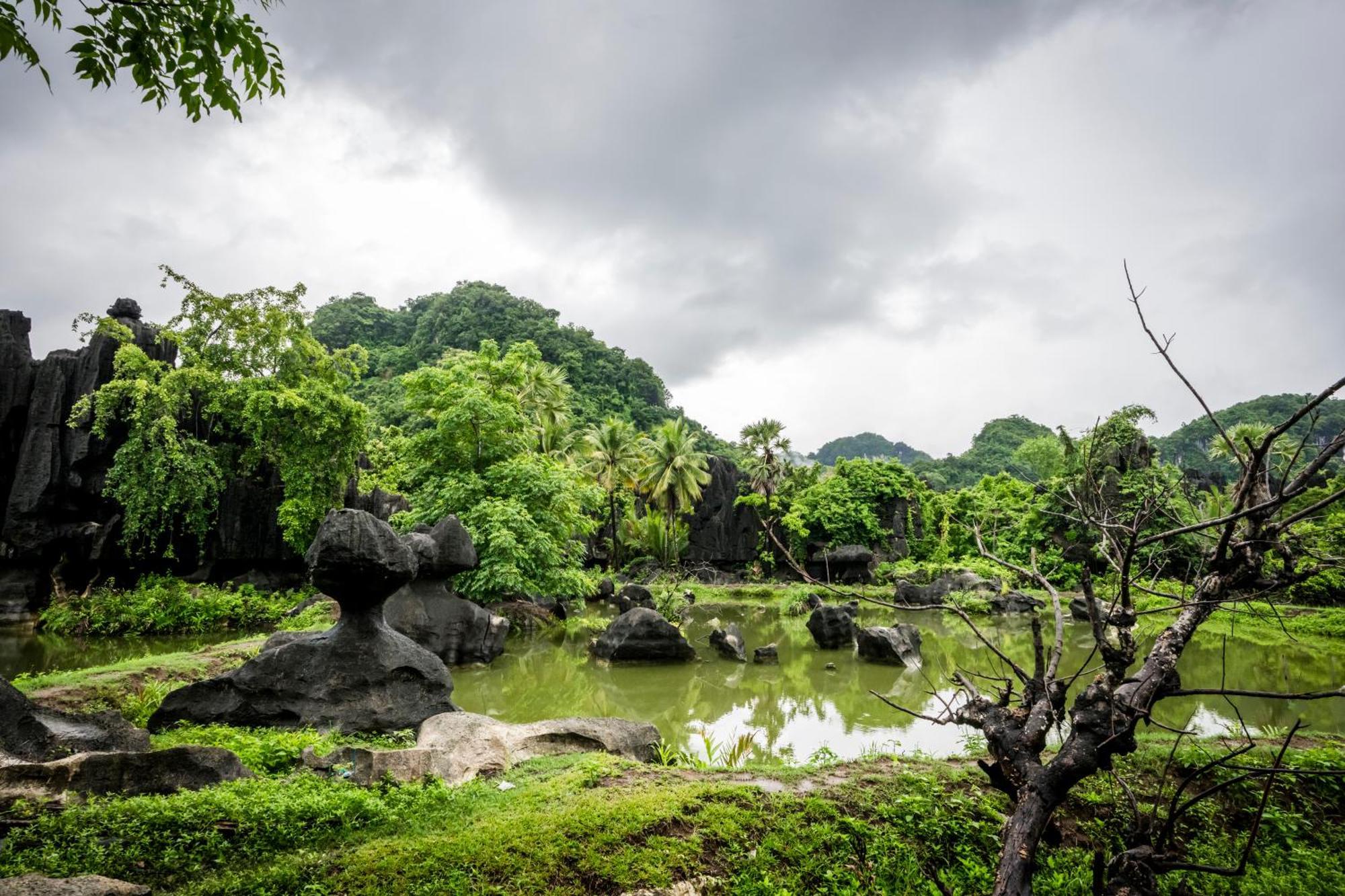 Gasthaus Kampoeng Karst Rammang Rammang Kasijala Exterior foto