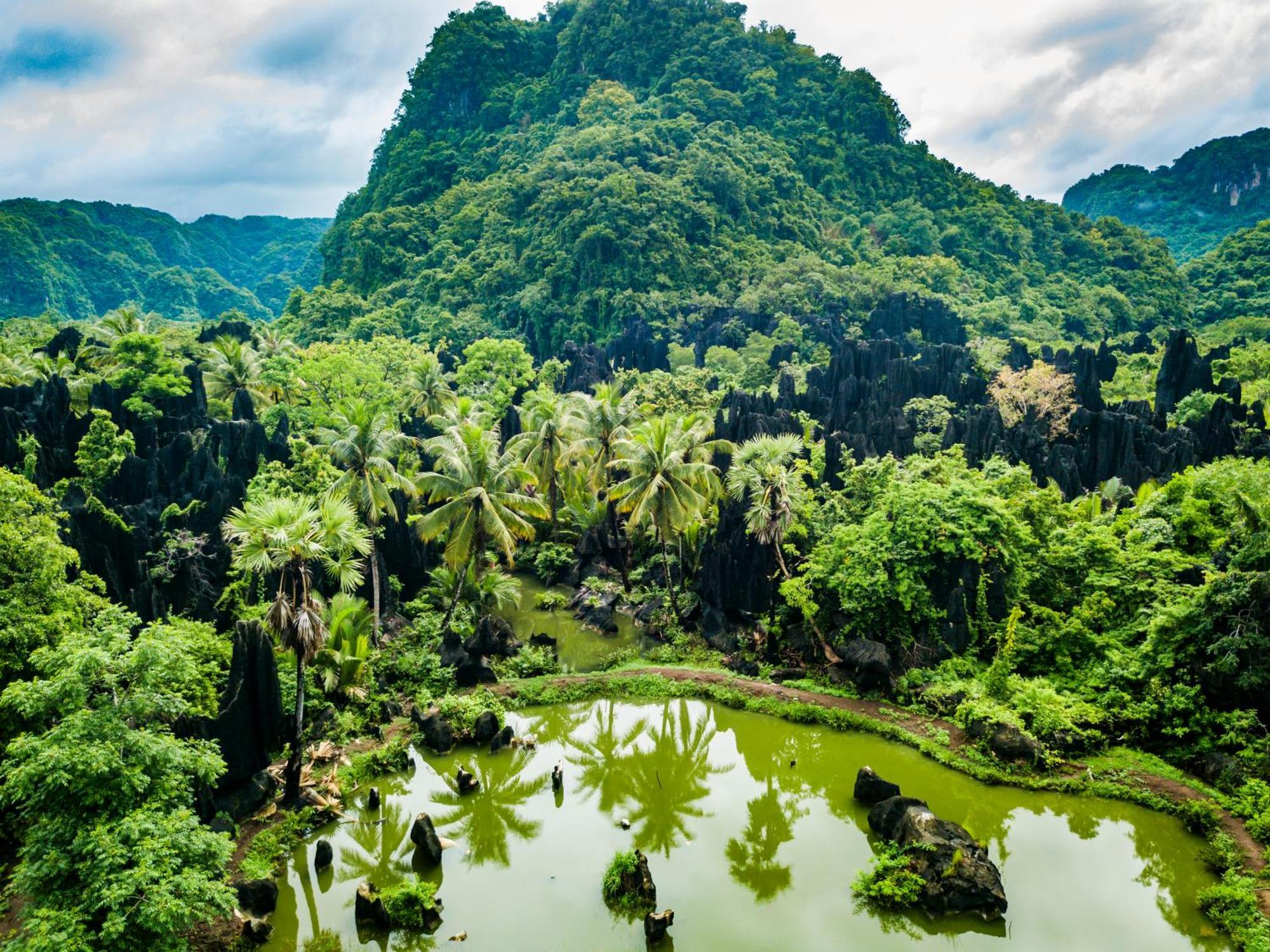 Gasthaus Kampoeng Karst Rammang Rammang Kasijala Exterior foto